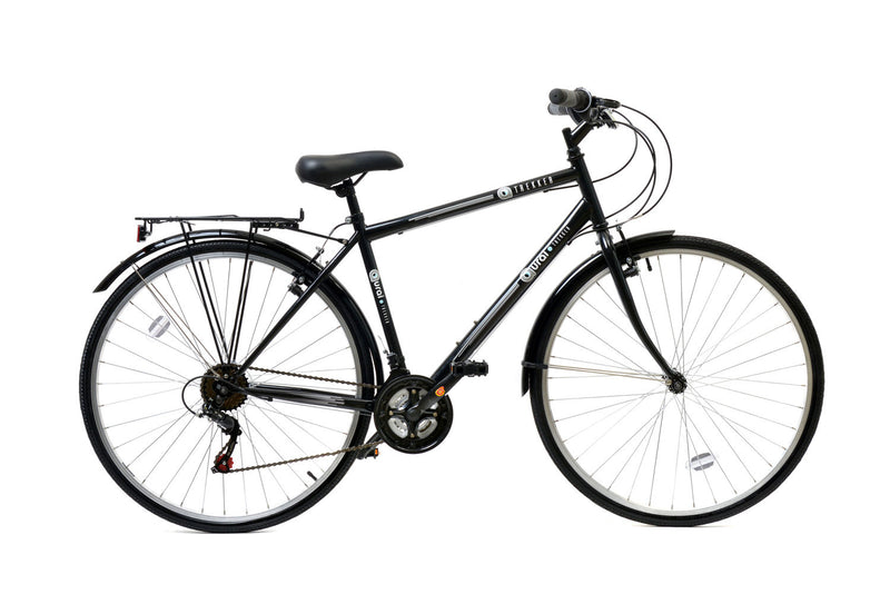 Aurai Trekker Unisex Heritage Bike Wheel 18 Speed Black