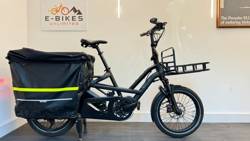 Tern GSD S10 Long Range Electric Cargo Bike Panniers Racks Clubhouse Storm cover