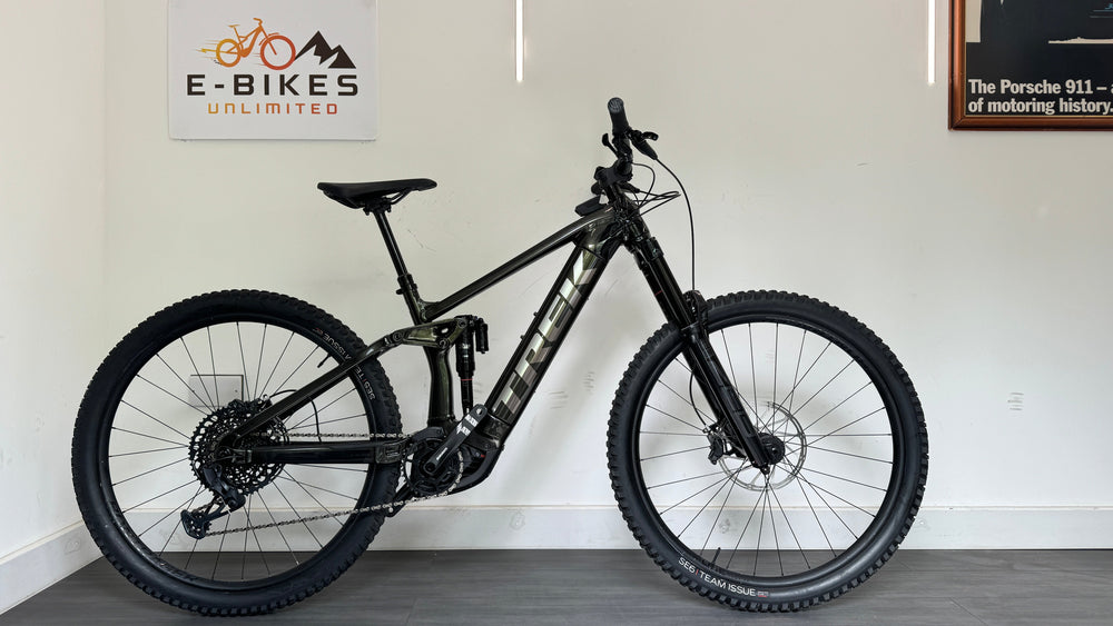 Trek Rail 9 GX GEN 2 Black Olive M 29" EBike ONLY 496 Miles Frame wrapped