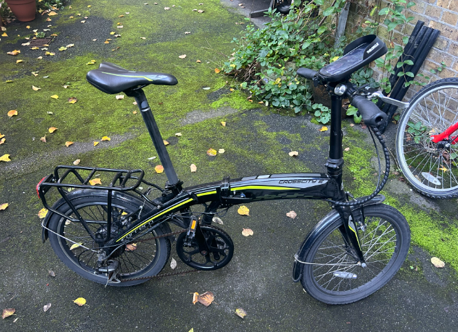 Carrera crosscity e electric folding bike sale