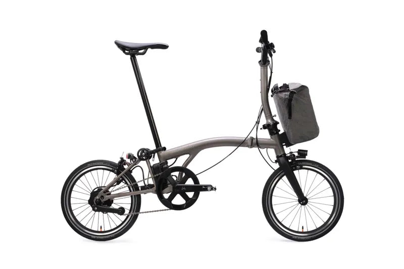Brompton T Line 4 Speed e-Motiq Mid Bar 2026 Electric Folding Bike