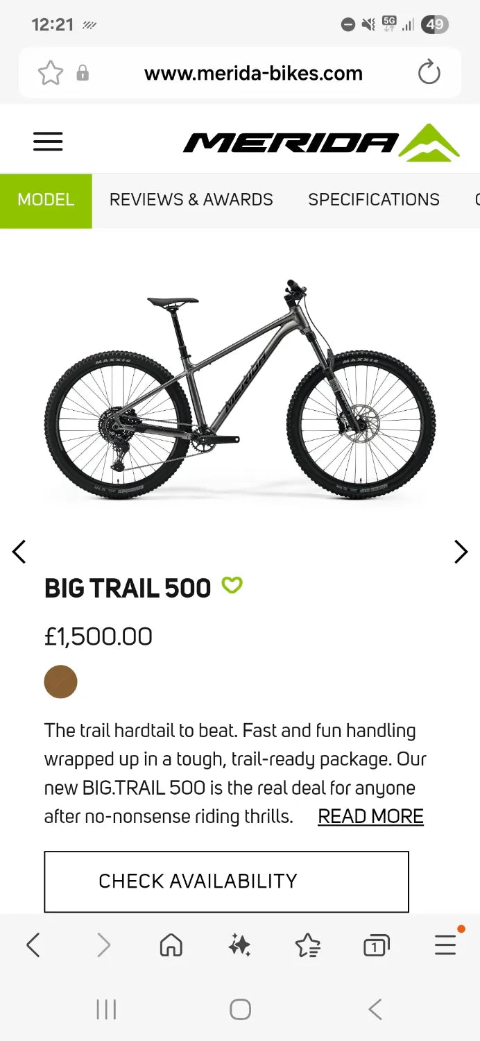 Merida BIG TRAIL 500 2023