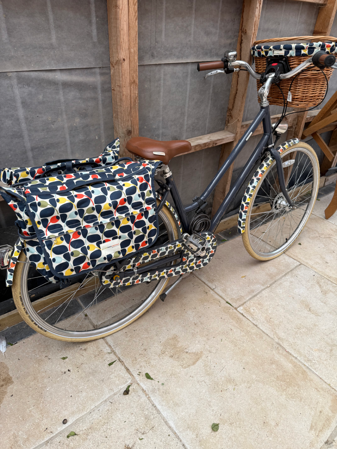 Orla Kiely Olive and Orange 2018