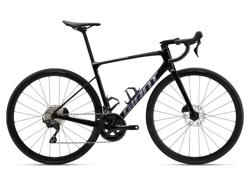 Giant Defy Advanced 2 Road Bike In Gloss Carbon Smoke/Mercury 2025
