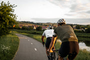 Sport cyclists enjoying a smooth countryside road ride, perfect inspiration for a spring bike upgrade.