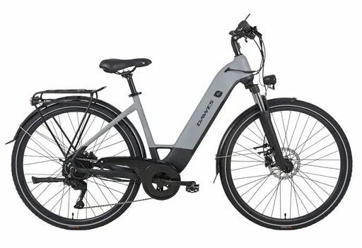 Dawes Spire 2.0 Cues Low Step Electric Hybrid Bike in Light Grey/Black 2025