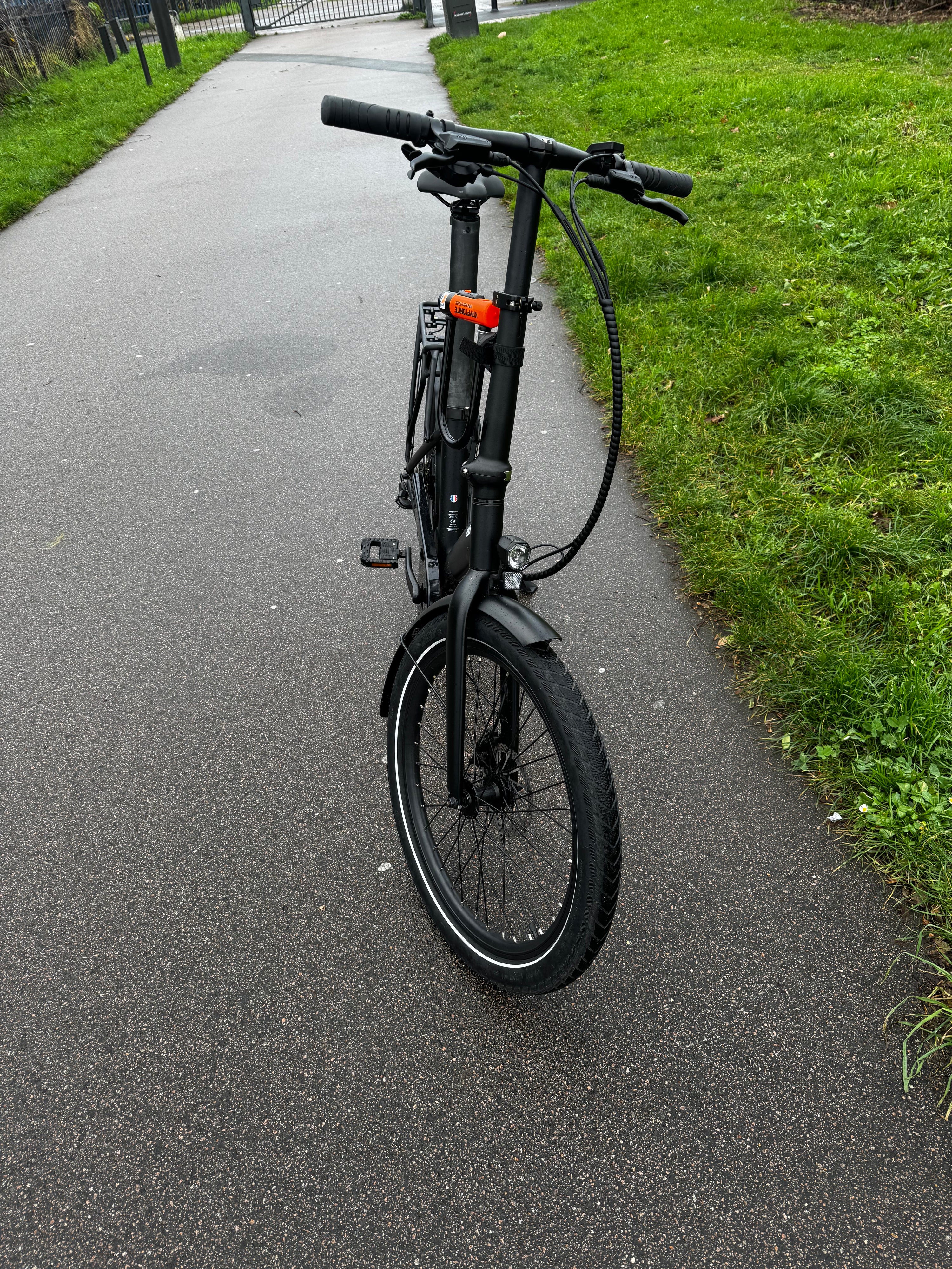 Eovolt Evening Step Through Electric Folding Bike - Onyx Black - 24" Wheel 2024