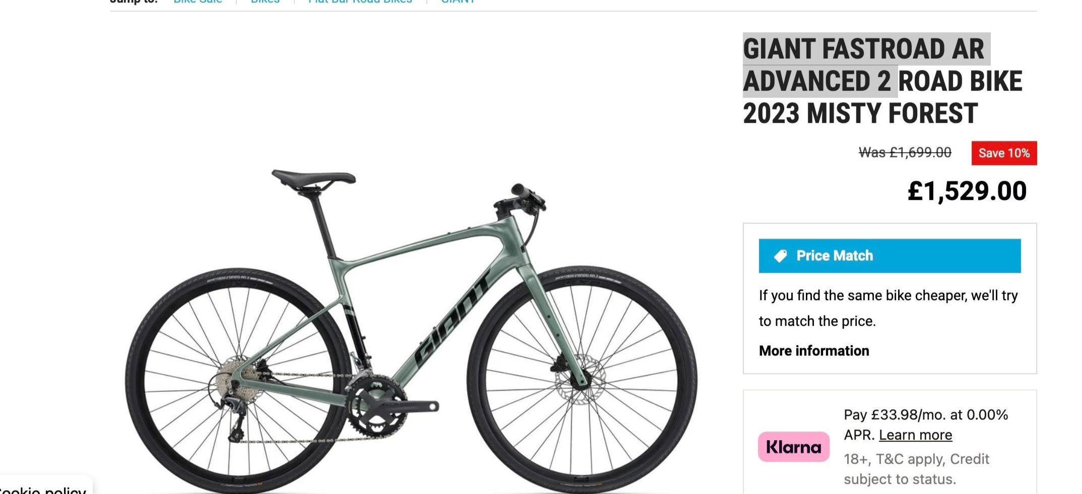 Giant Fastroad AR Advanced 2 2023