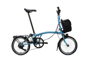 Brompton C Line 4 Speed Mid Bar + Rack 2026 Electric Folding Bike