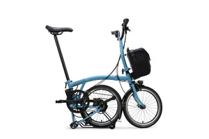 Brompton C Line 4 Speed Mid Bar + Rack 2026 Electric Folding Bike