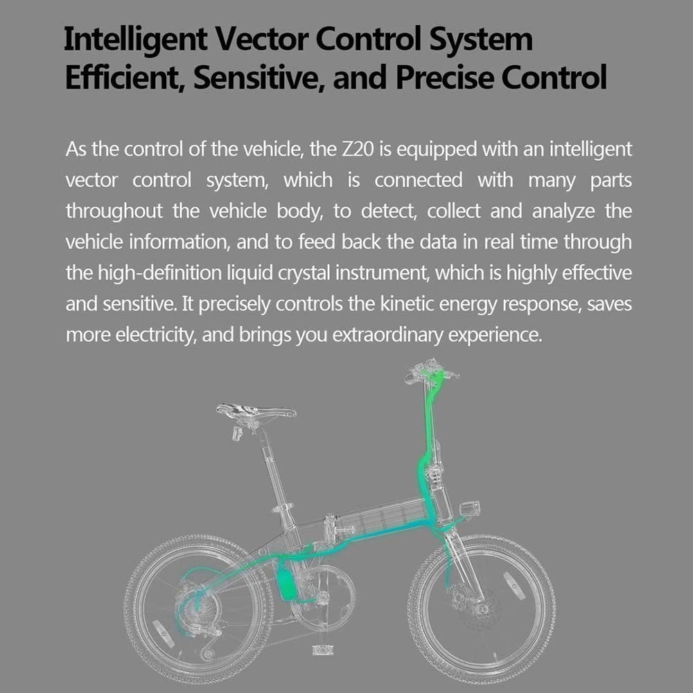 HIMO Z20 Foldable with 6-speed Transmission System