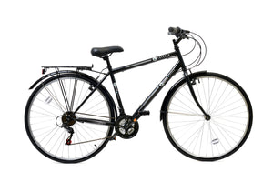 Aurai Trekker Unisex Heritage Bike Wheel 18 Speed Black