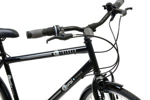 Aurai Trekker Unisex Heritage Bike Wheel 18 Speed Black