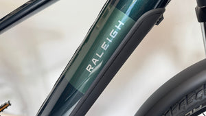 Raleigh Novus Plus Crossbar 800Wh - Forest With Pannier Bag 2026