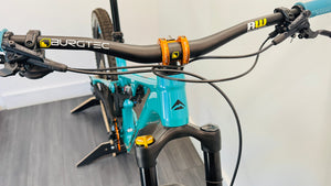 Merida One-Forty 700 29er - Teal Burgtec stem and bar Peatys