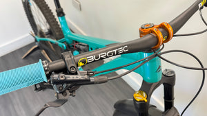 Merida One-Forty 700 29er - Teal Burgtec stem and bar Peatys