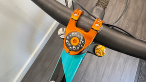 Merida One-Forty 700 29er - Teal Burgtec stem and bar Peatys