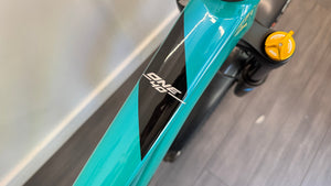 Merida One-Forty 700 29er - Teal Burgtec stem and bar Peatys