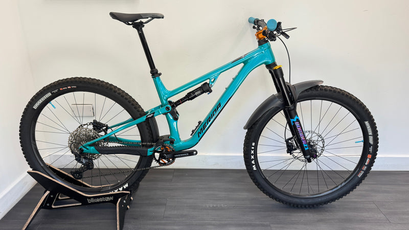 Merida One-Forty 700 29er - Teal Burgtec stem and bar Peatys
