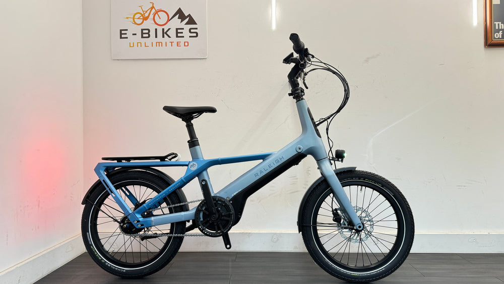 Raleigh Modum Compact Bike 20in Wheel Blue 500Wh Shimano Nexus Bosch Perform Brand New