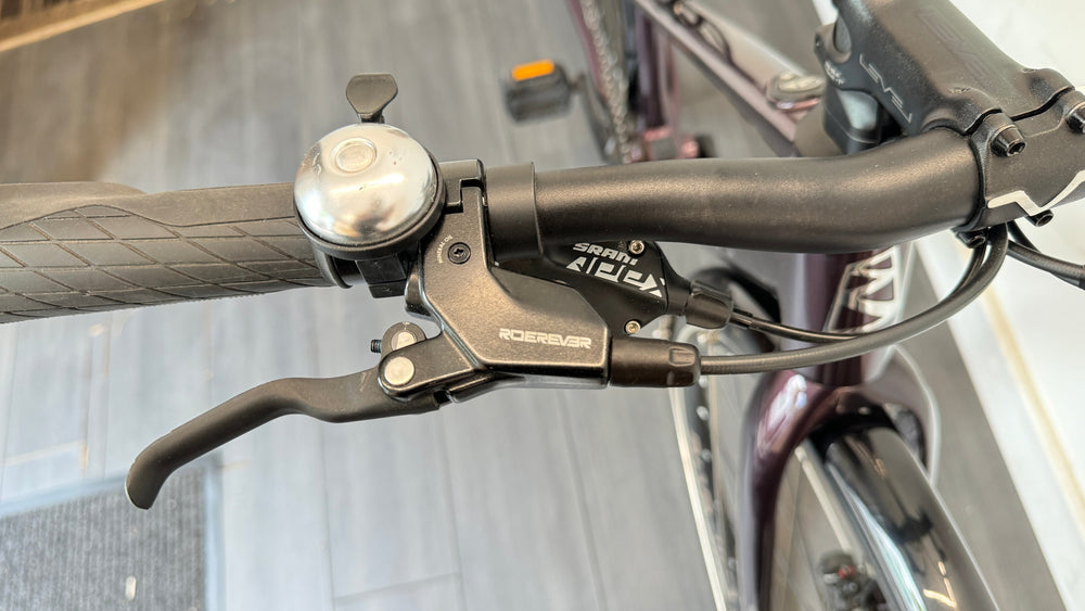 Ribble Hybrid AL e Step Through SMALL lightweight Bike 204 miles with pannier