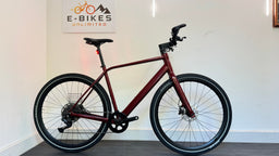Orbea Vibe H30 2023 Crossbar ebike LARGE 53cm RED RRP £2000 Hybrid bike 687 miles