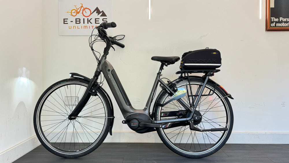 Gazelle Grenoble C380 HMB Low-Step 49cm 500Wh MEDIUM bike with Bag BOSCH Magura