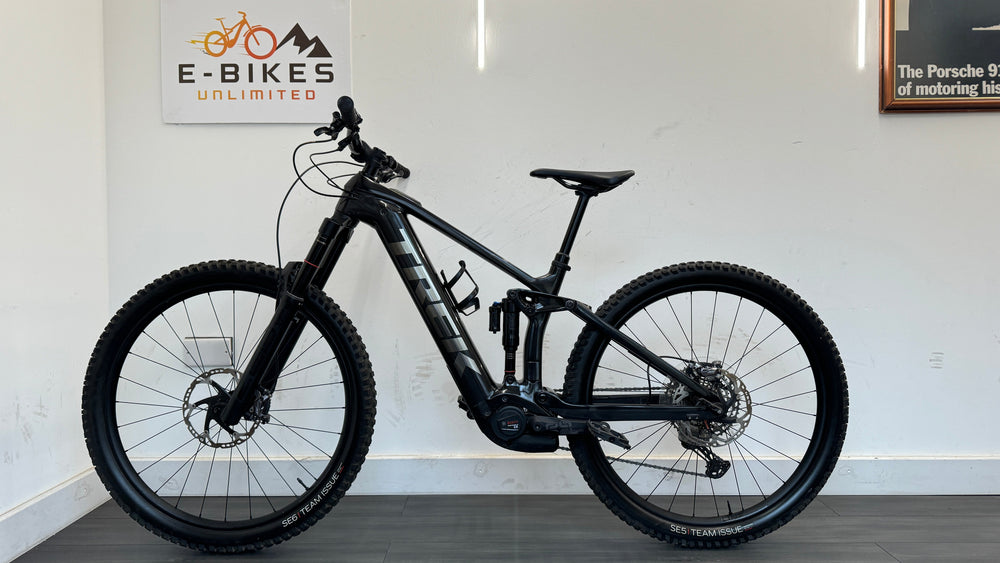 Trek Rail 9.8 XT Electric Bike MEDIUM 2024 Deep Smoke Gen 4 750Wh Burgtec 366 mile