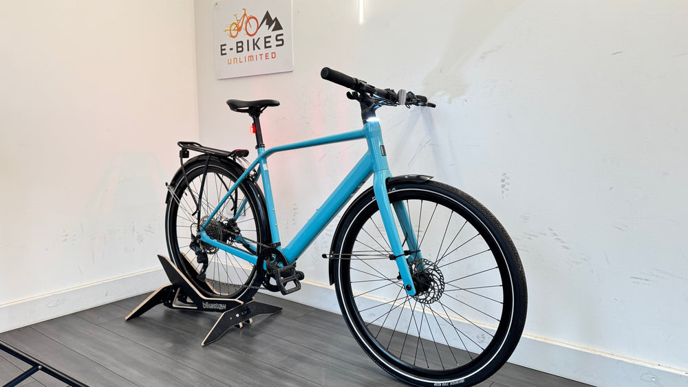 Orbea Vibe H30 Hybrid EBike LARGE Only 20 miles RRP £2200 Blue Excellent Panniers