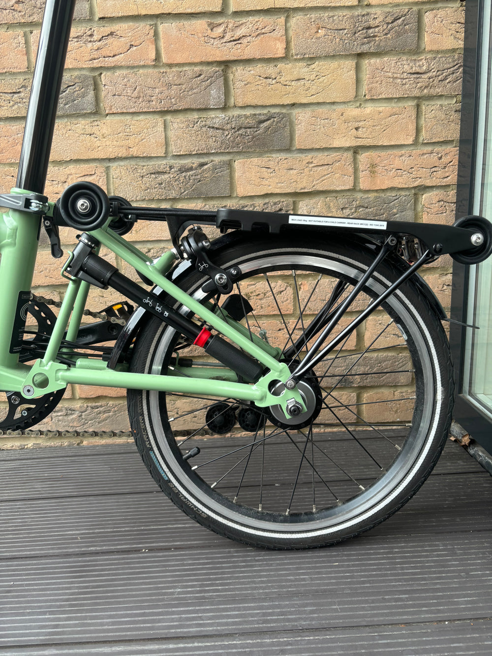 Brompton C Line Explore Folding Bike with Rack - Mid 2023