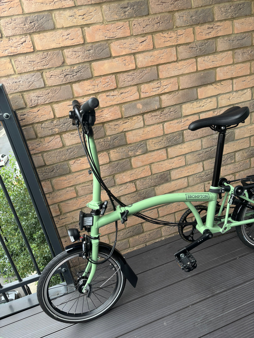 Brompton C Line Explore Folding Bike with Rack - Mid 2023