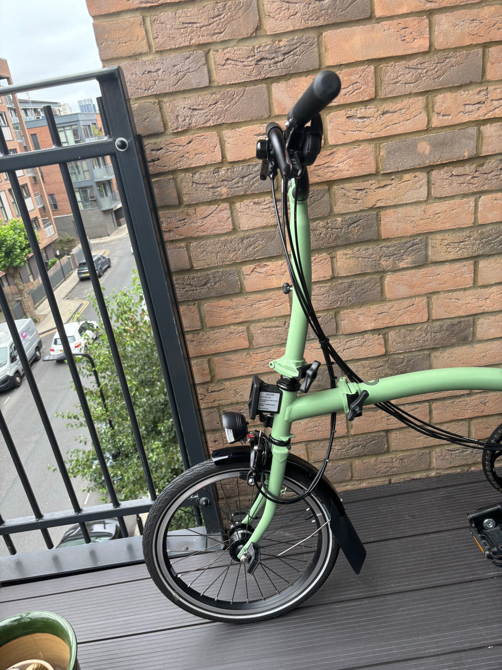 Brompton C Line Explore Folding Bike with Rack - Mid 2023