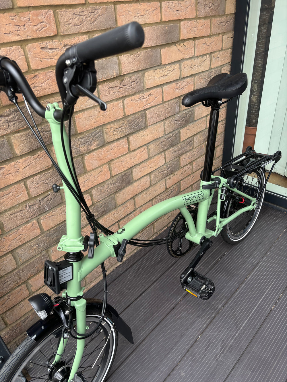 Brompton C Line Explore Folding Bike with Rack - Mid 2023