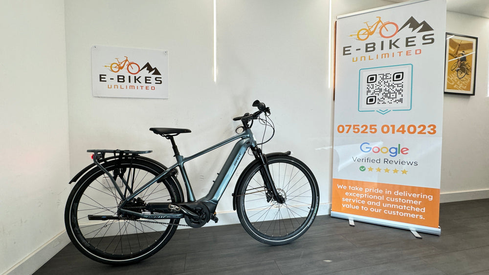 Giant DailyTour E+ 2 SMALL Dash D GTS Electric Bike Touring Steel Blue