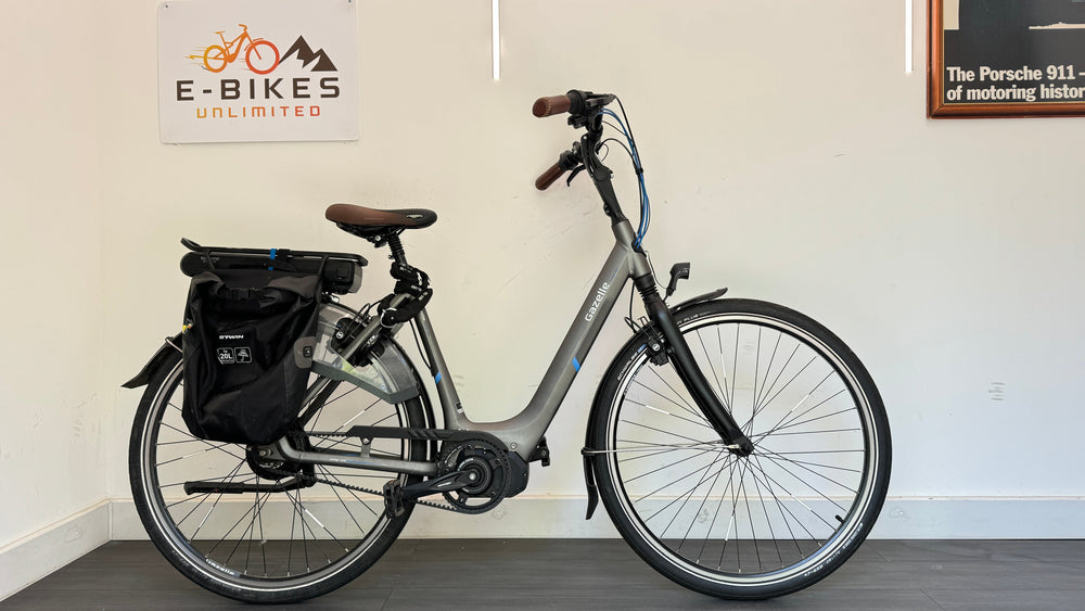 Gazelle Orange c330 Titanium Grey 53cm step through city ebike