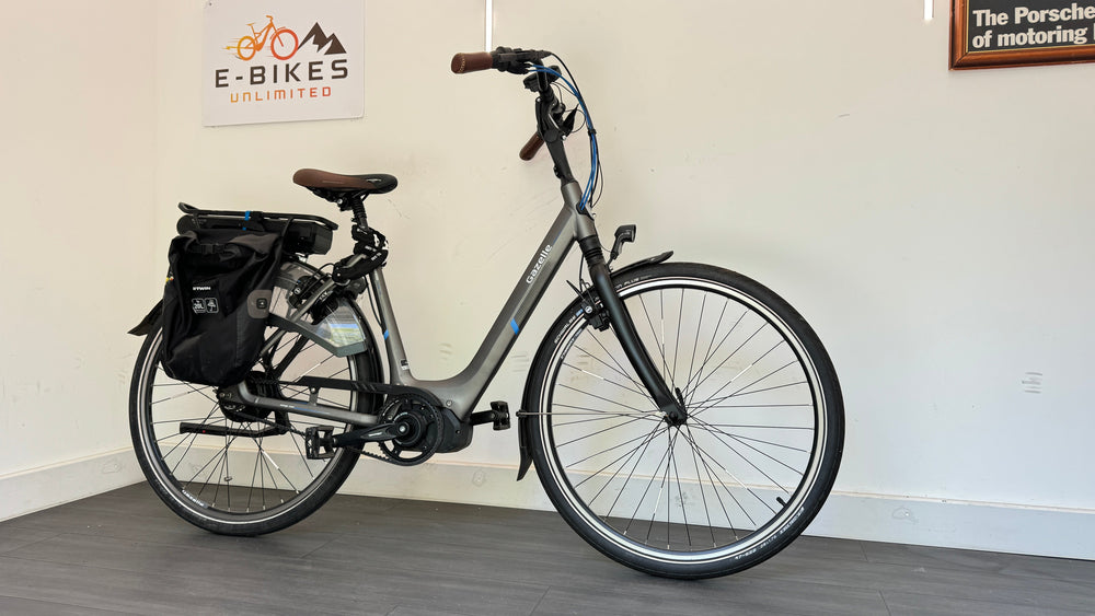 Gazelle Orange c330 Titanium Grey 53cm step through city ebike