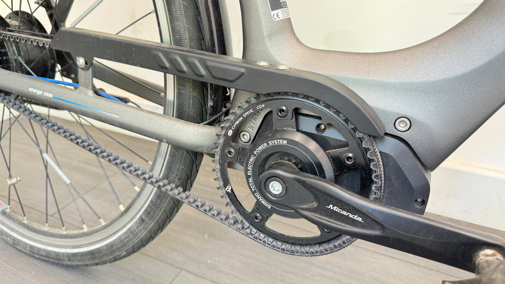 Gazelle Orange c330 Titanium Grey 53cm step through city ebike