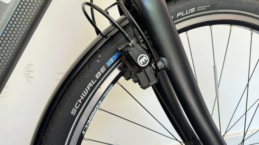 Gazelle Orange c330 Titanium Grey 53cm step through city ebike