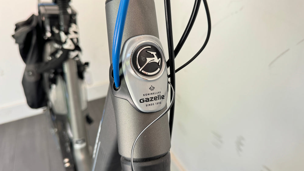Gazelle Orange c330 Titanium Grey 53cm step through city ebike
