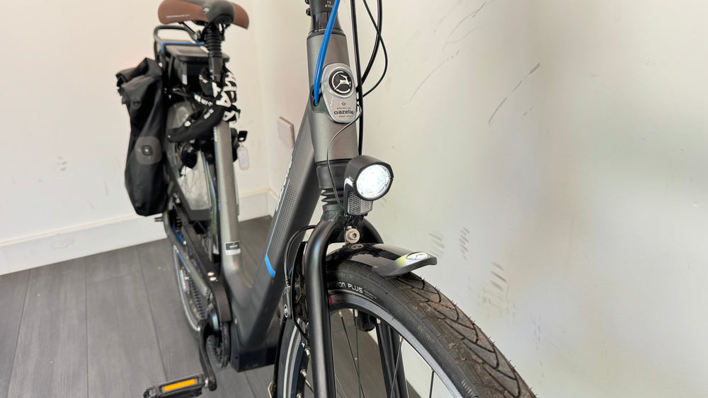 Gazelle Orange c330 Titanium Grey 53cm step through city ebike