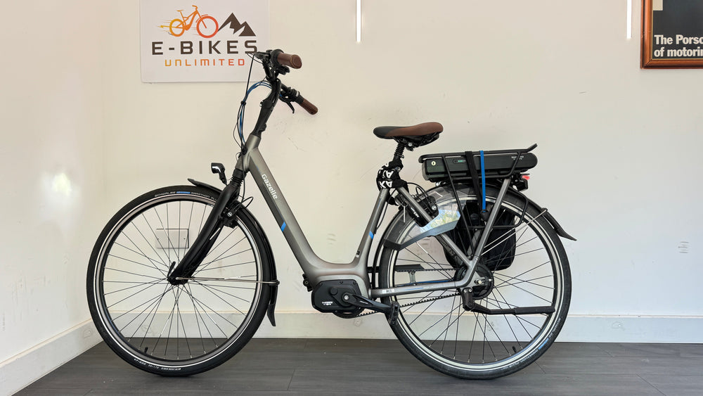 Gazelle Orange c330 Titanium Grey 53cm step through city ebike