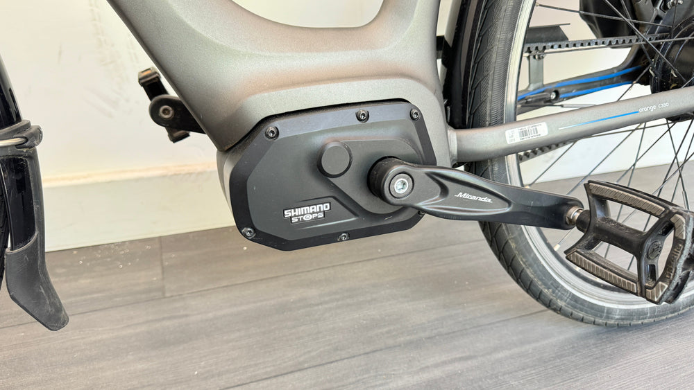Gazelle Orange c330 Titanium Grey 53cm step through city ebike