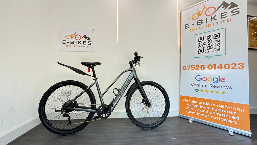 Trek Dual Sport+ 2 Stagger Electric bike MEDIUM Hybrid eBike Galactic Grey