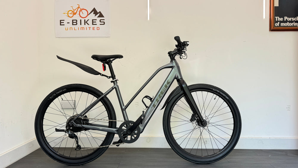 Trek Dual Sport+ 2 Stagger Electric bike MEDIUM Hybrid eBike Galactic Grey