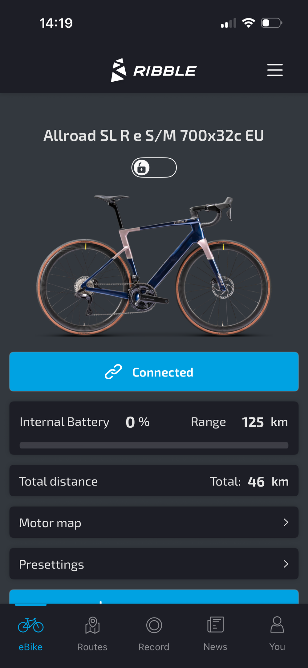 Ribble Allroad SL R e Di2 Mahle X20 350Wh battery Mavic Cosmic SL45