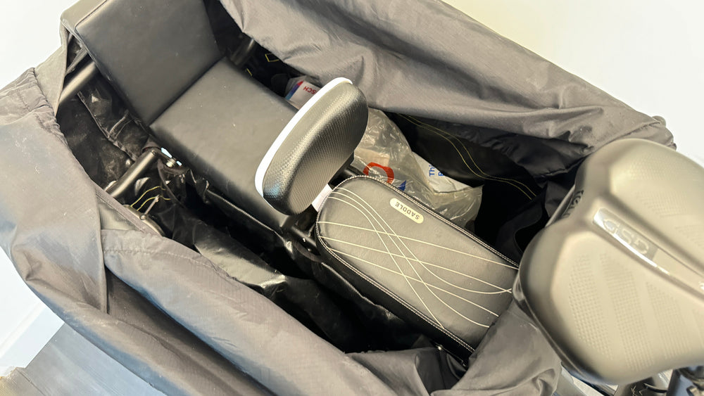 Tern GSD S10 Long Range Electric Cargo Bike Panniers Racks Clubhouse Storm cover