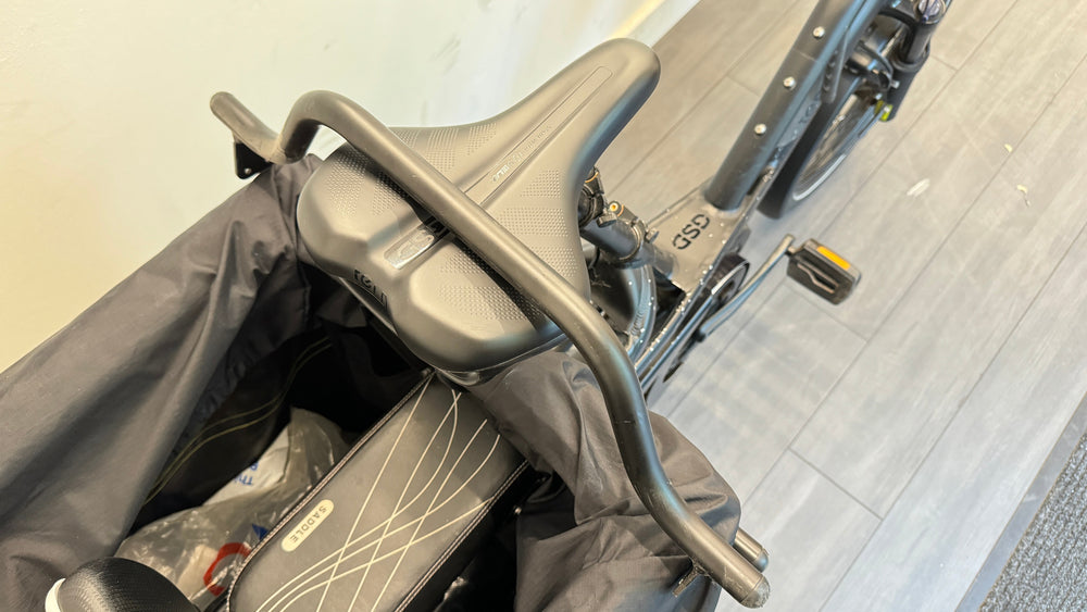 Tern GSD S10 Long Range Electric Cargo Bike Panniers Racks Clubhouse Storm cover
