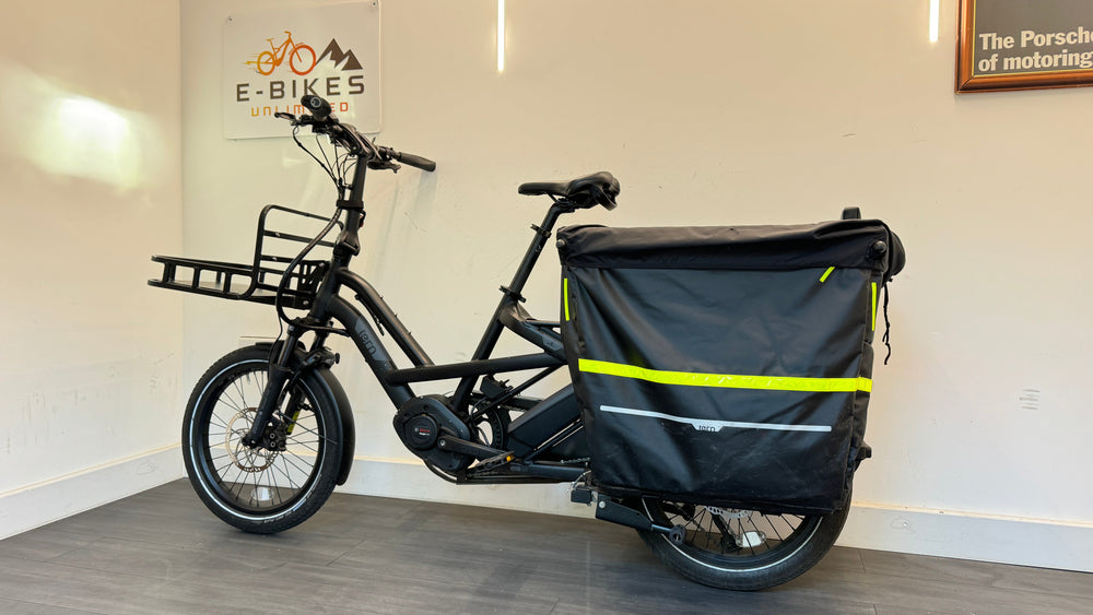 Tern GSD S10 Long Range Electric Cargo Bike Panniers Racks Clubhouse Storm cover