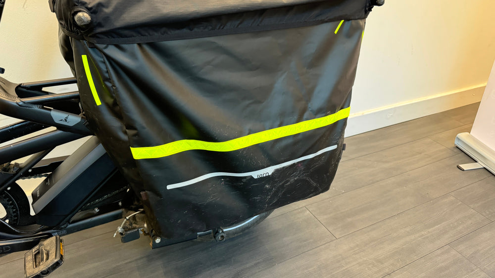 Tern GSD S10 Long Range Electric Cargo Bike Panniers Racks Clubhouse Storm cover