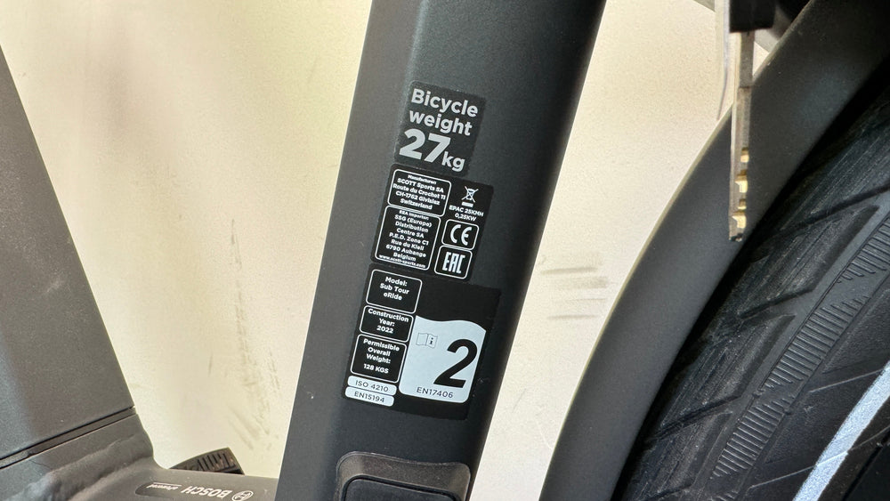 Scott SUB TOUR 30 eRIDE SMALL UNISEX URBAN E-BIKE 2022 ONLY 22 Miles